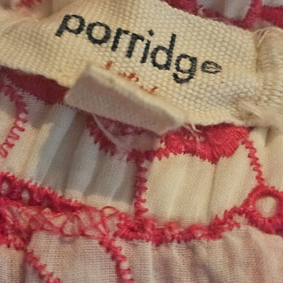 Anthropologie Y2K Embroider pink Micro Mini Skirt Summer Bloomers M - Picture 5 of 7